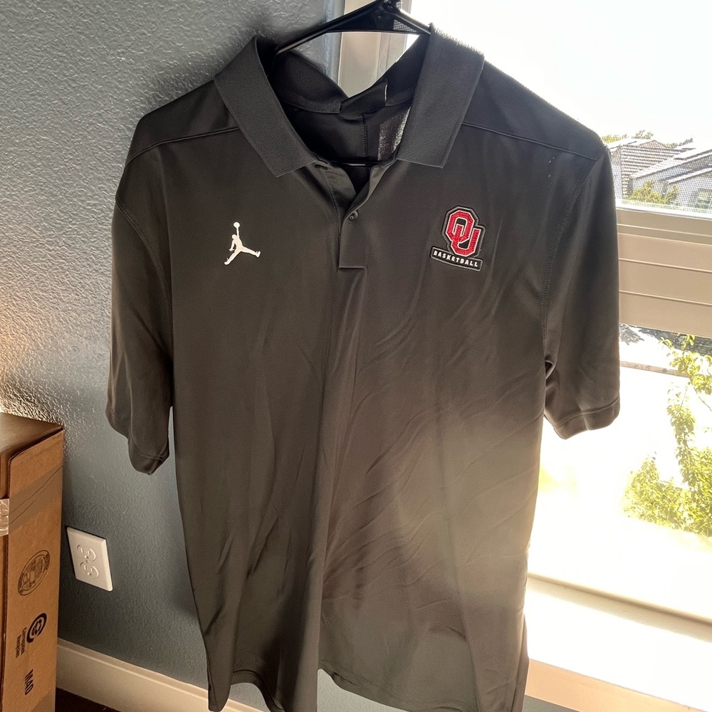 Jordan OU Basketball Mens Polo